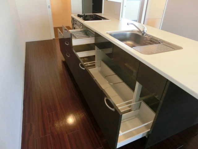 Living and room. Island Kitchen