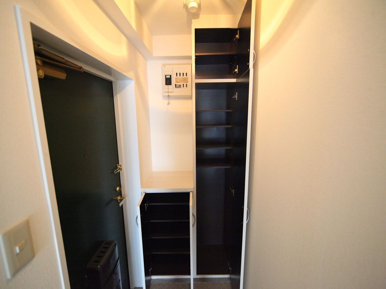 Entrance. Shoe box (storage enhancement)