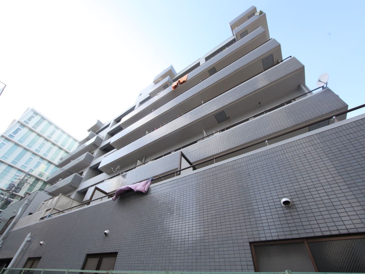 Building appearance. appearance surveillance camera You can furniture consumer electronics available