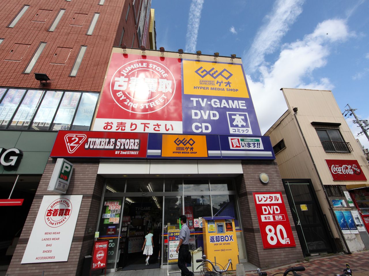 Rental video. GEO (GEO) 880m to Meiekiminami store (video rental)