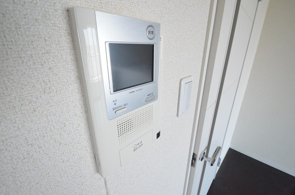 Security. Camera-equipped intercom