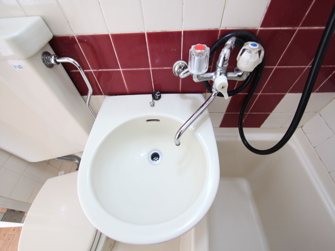 Washroom. Bathroom Wash basin toilet