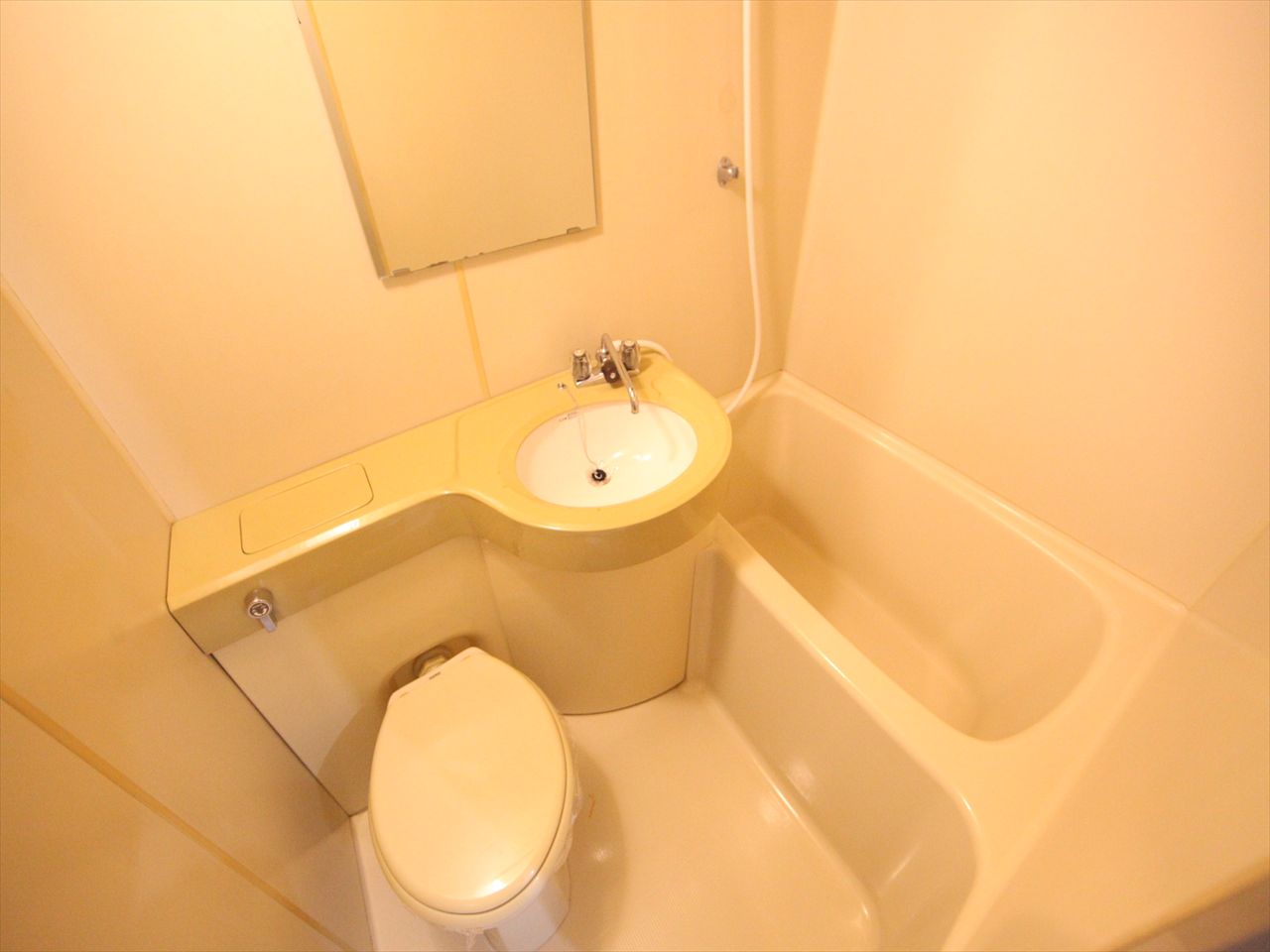 Bath. Spread bathroom (bath, toilet, Basin)