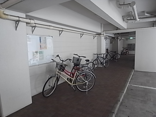 Other common areas. bicycle parking space