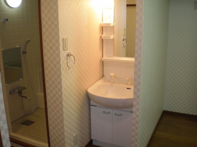 Washroom. There are also independent wash basin.