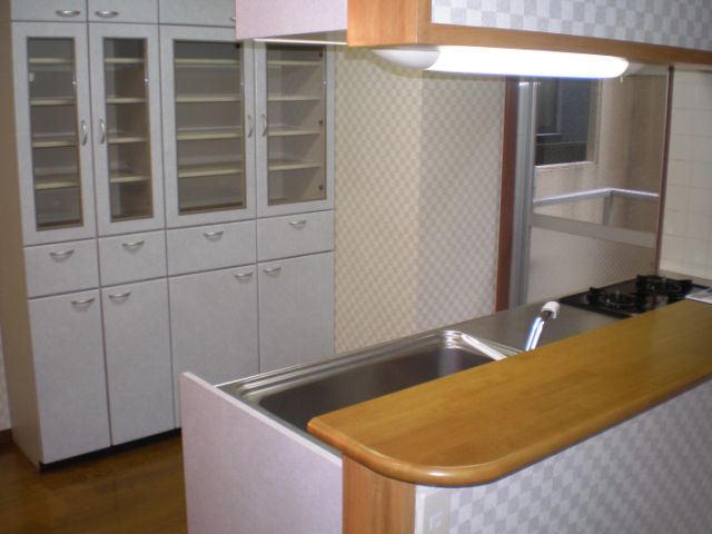 Kitchen. Kitchen with counter