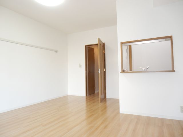 Kitchen. It is a living-dining of face-to-face kitchen.