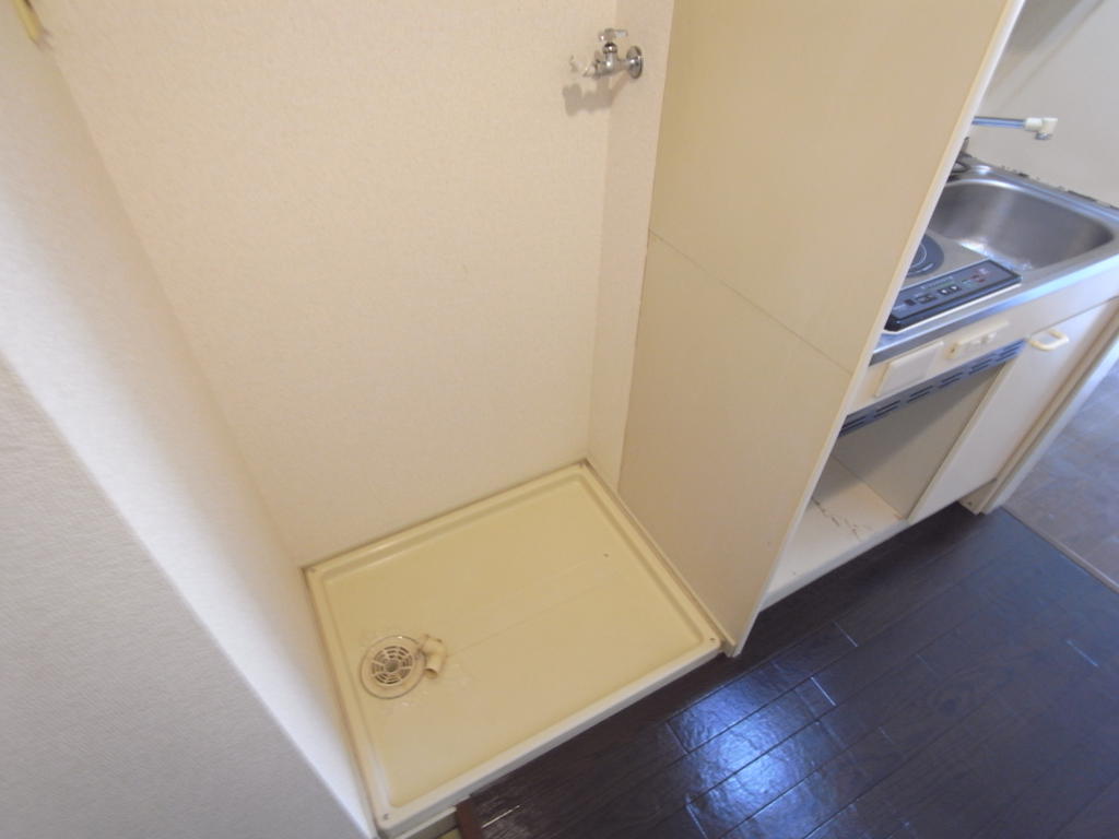 Other room space. Washing machine Storage