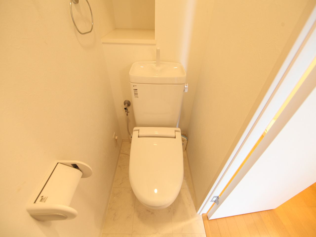 Toilet. WC Heating toilet seat
