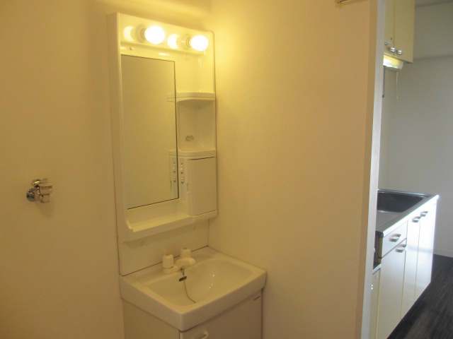 Washroom. Independent wash basin