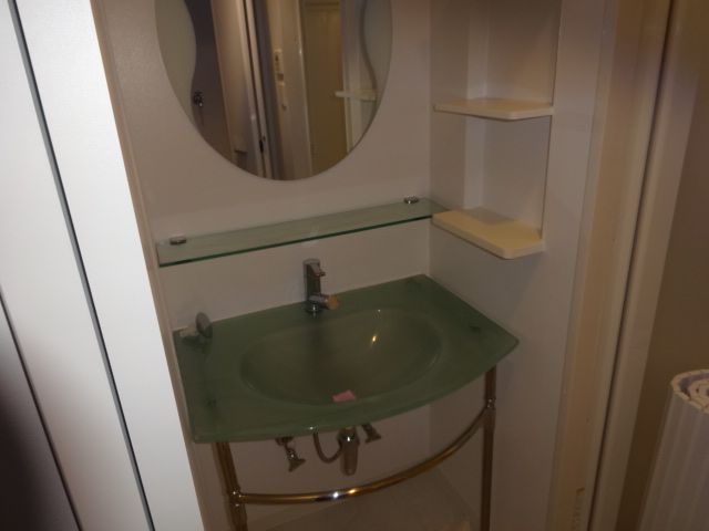 Washroom. Stylish washstand.