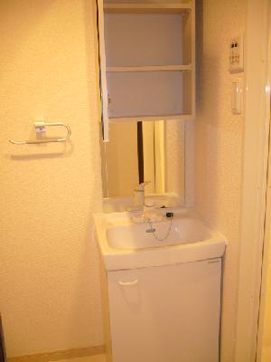 Washroom. Independent wash basin