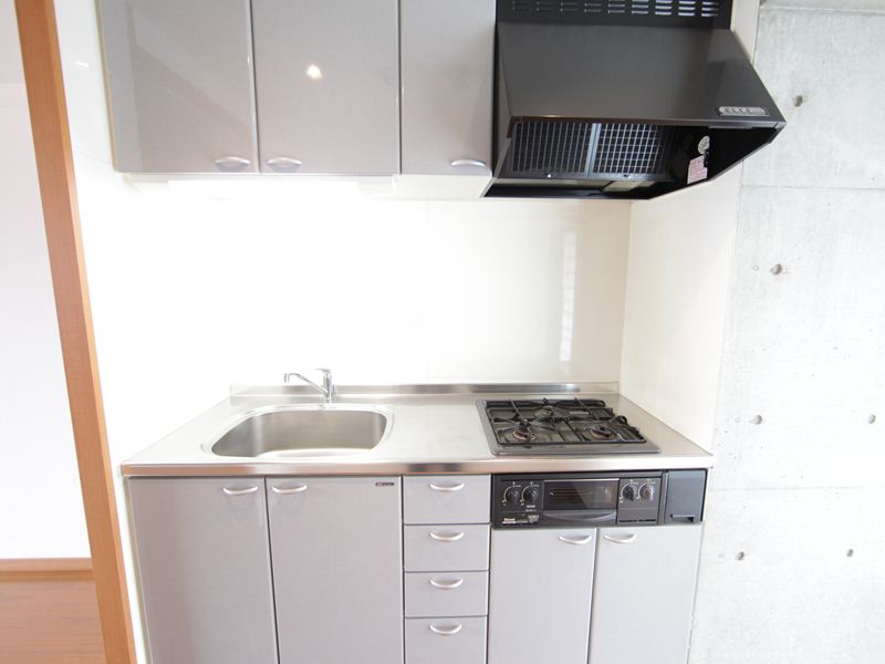 Kitchen. System Kitchen 3-neck with grill