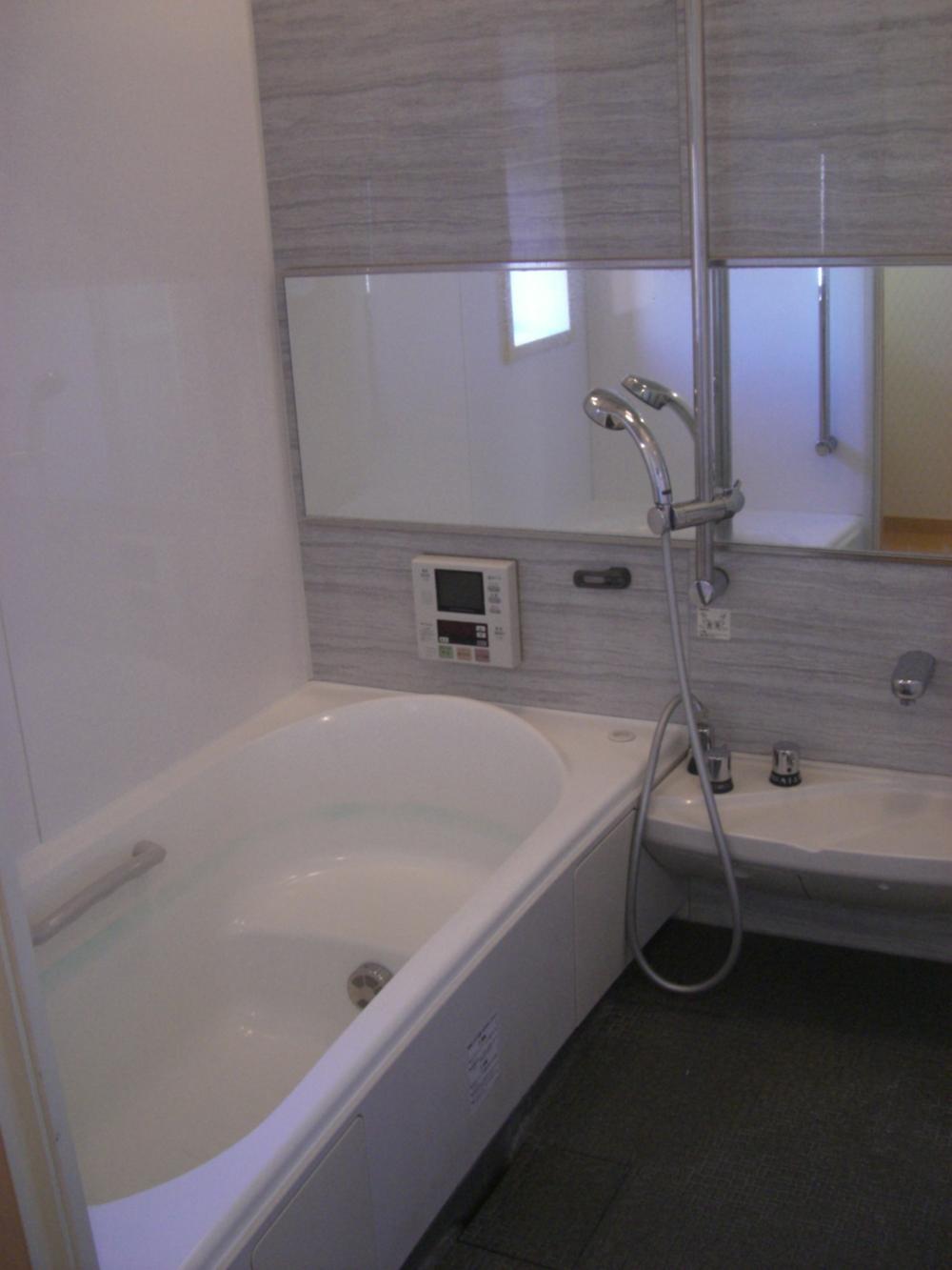 Bathroom. Bathroom heater dryer with bus