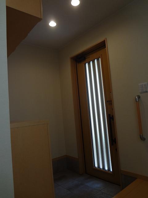 Entrance. Entrance door