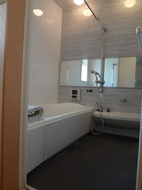 Bathroom. There is a window in the bathroom