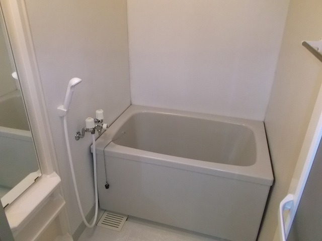 Bath. Tub is.