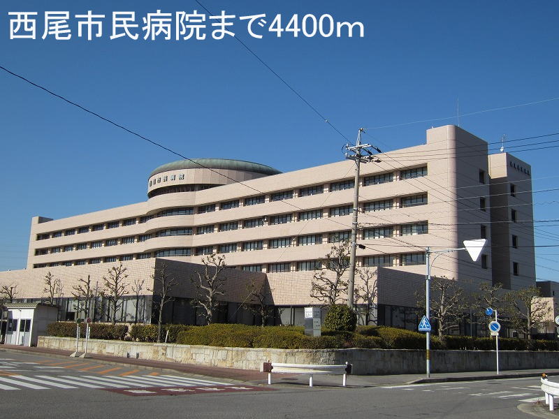 Hospital. Nishioshiminbyoin until the (hospital) 4400m