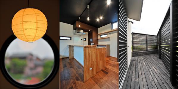 Non-living room. A kitchen that can feel the warmth of wood