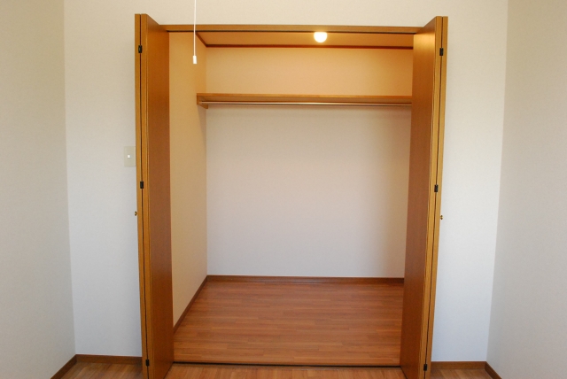 Receipt. Excellent storage capacity of a walk-in closet