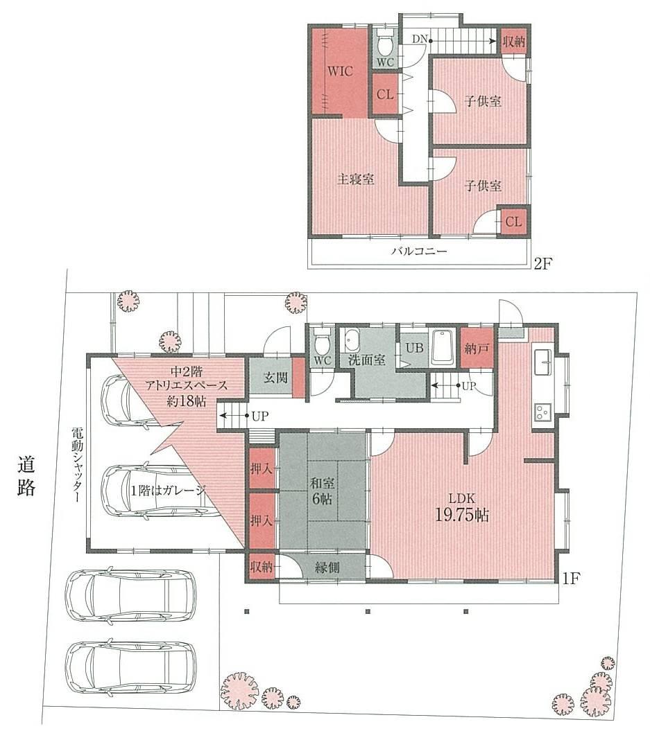Floor plan. 24,800,000 yen, 4LDK + 2S (storeroom), Land area 229.2 sq m , Building area 177.97 sq m