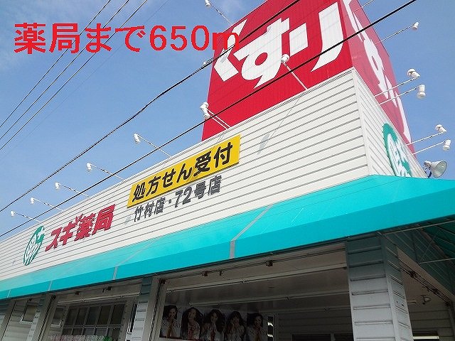 Dorakkusutoa. 650m until cedar pharmacy (drugstore)