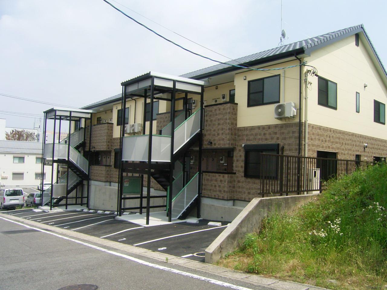 Building appearance. Quiet residential area