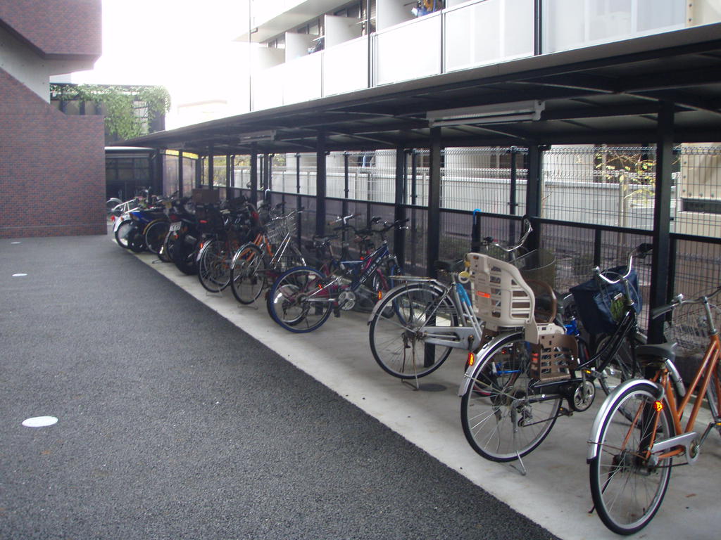 Other common areas. Bicycle parking spaces rich