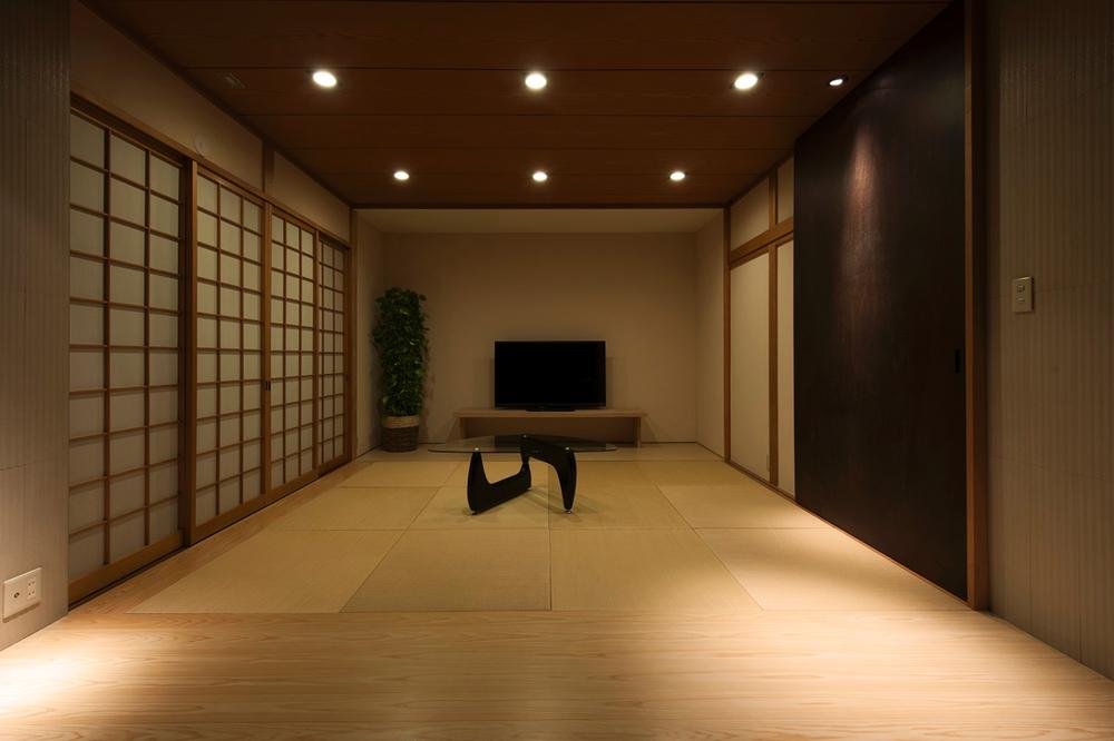 Create an atmosphere that indirect lighting to settle at night.