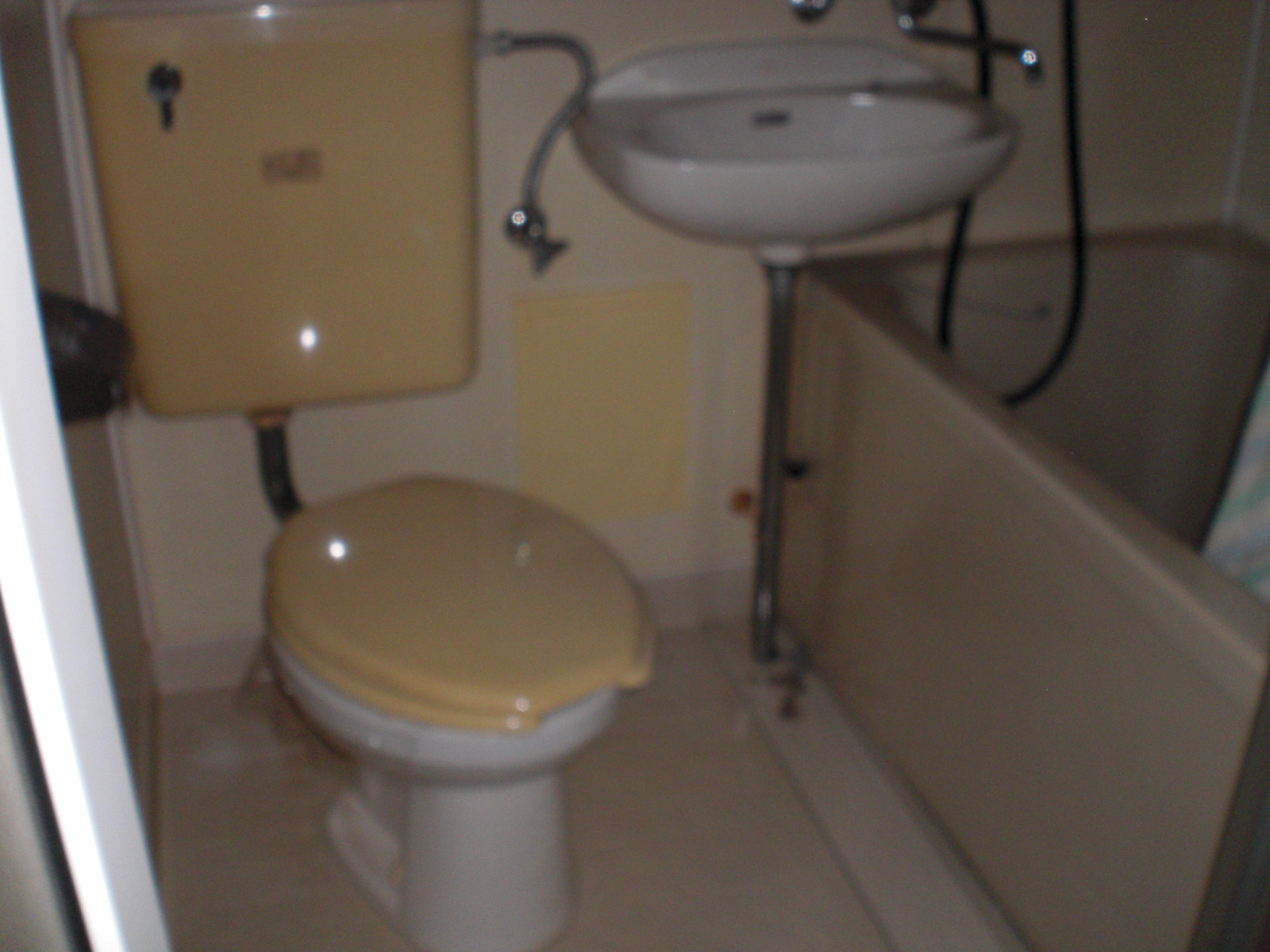 Bath. Clean simple unit bus