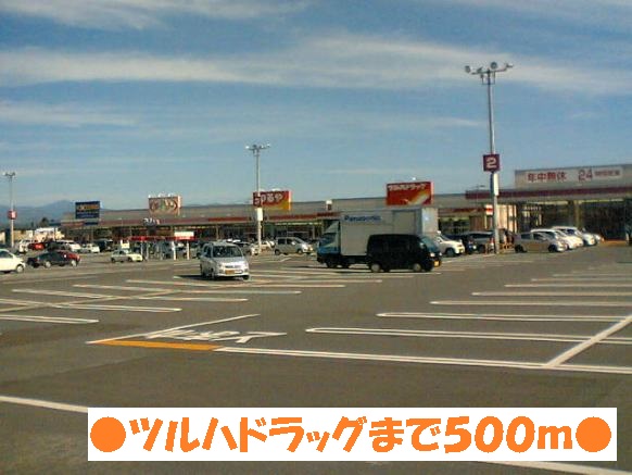 Dorakkusutoa. Tsuruha 500m to drag (drugstore)