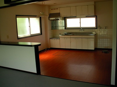 Kitchen. Kitchen seen from the living room