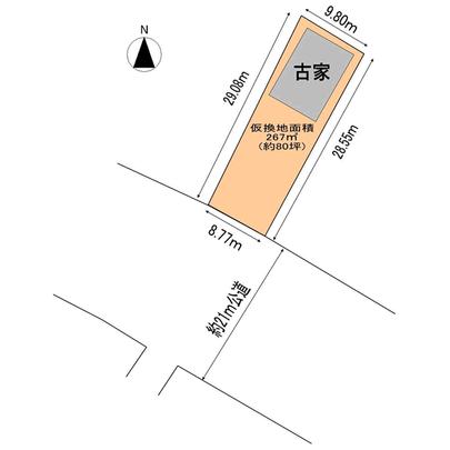 Compartment figure. Abiko, Chiba Prefecture Honcho 3-chome