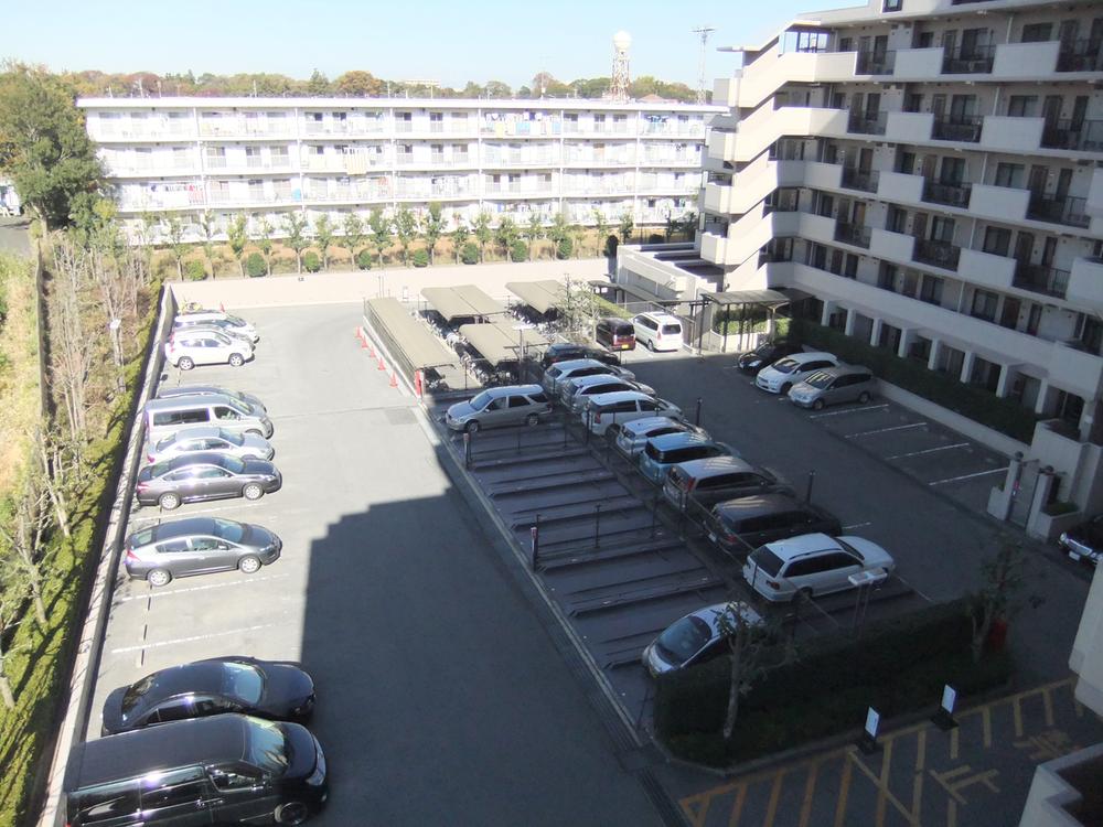 Parking lot. Common areas