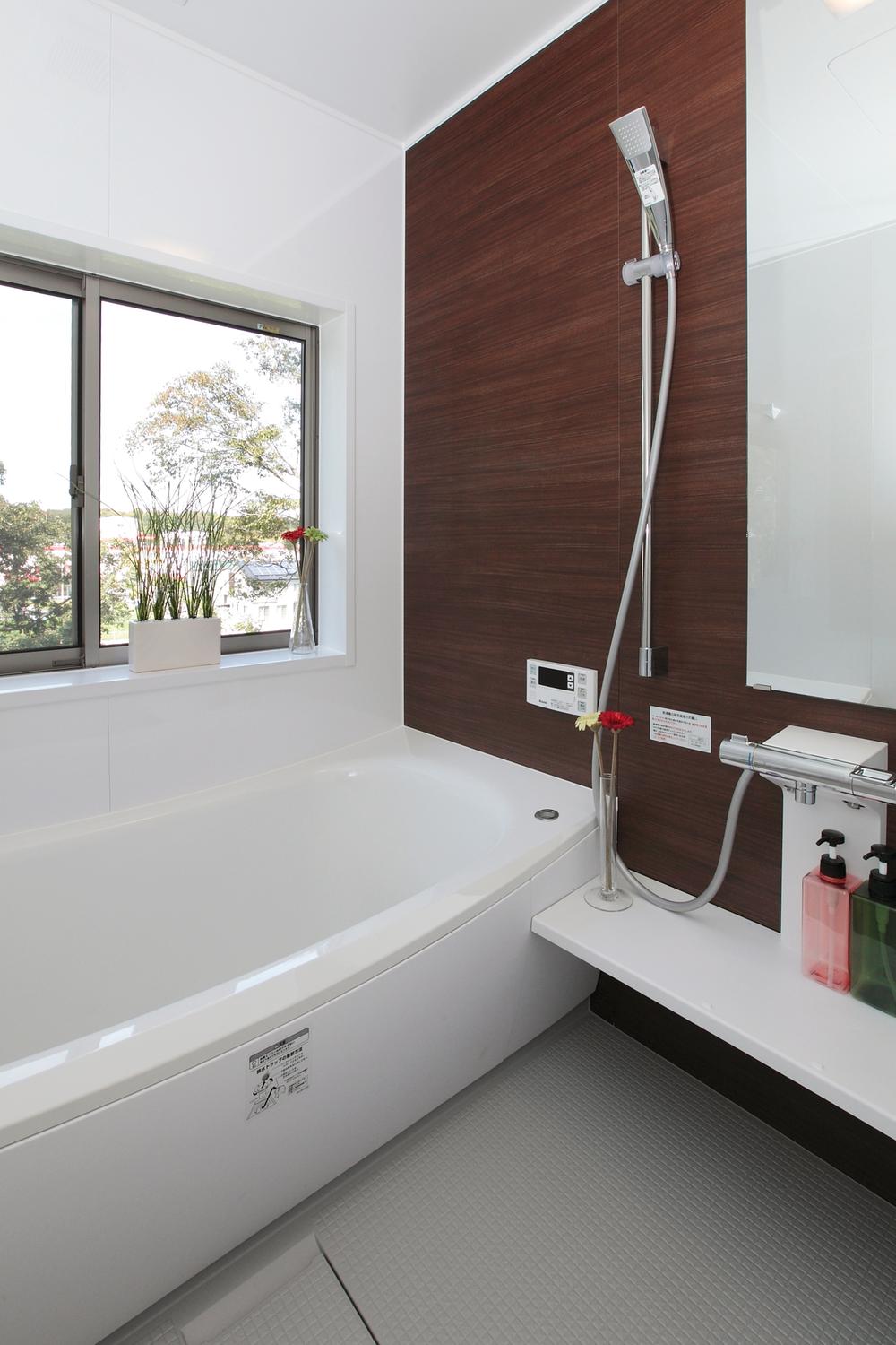 Building plan example (introspection photo). Example of construction (bathroom)