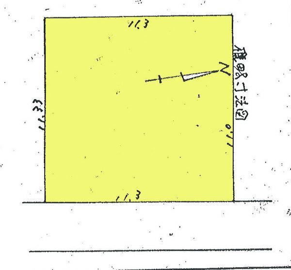 Compartment figure. Land price 8.4 million yen, Land area 126.28 sq m
