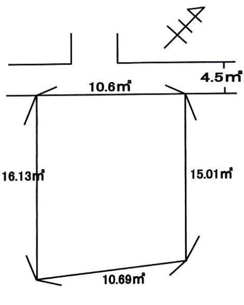 Compartment figure. Land price 11 million yen, Land area 165.31 sq m