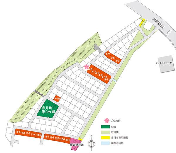 Compartment figure. Land prices -  ※ Sales compartment Figure