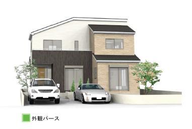 Building plan example (Perth ・ appearance). Building plan example