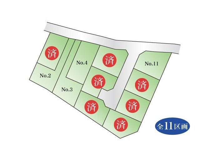 Compartment figure. Land price 12.2 million yen, Land area 151.21 sq m