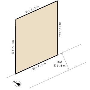Compartment figure. Land price 40 million yen, Land area 227.78 sq m
