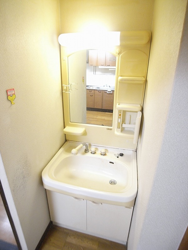 Washroom. There is also a wash basin