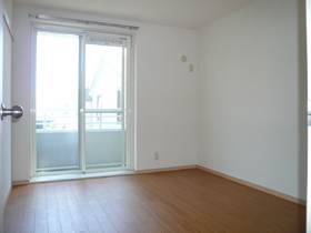 Living and room. Room all along the balcony