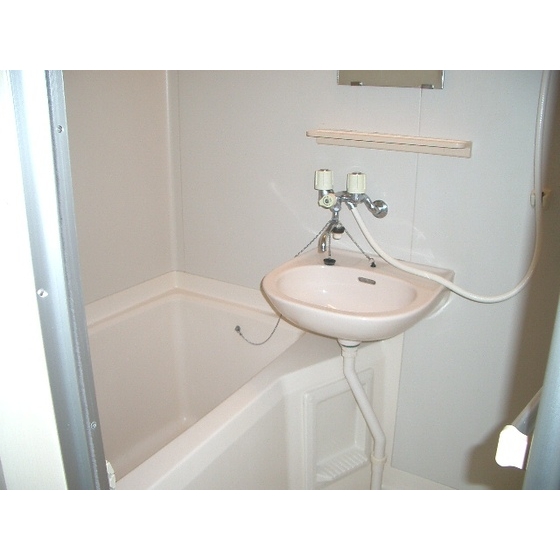 Bath. Comfortable bus