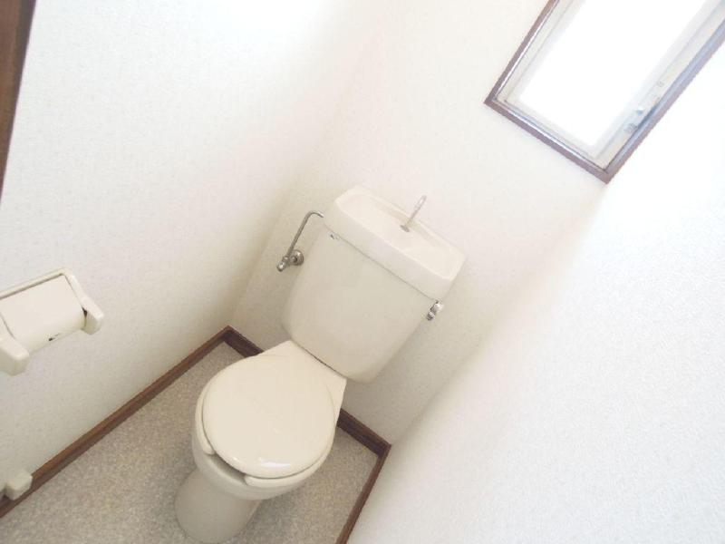 Toilet. Toilet with a window It ventilation pat!