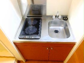 Kitchen. Two-burner electric stove Rajientohita