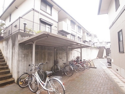 Other common areas. It is a roof with bicycle parking. 