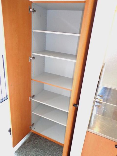 Entrance. It is a shoebox.