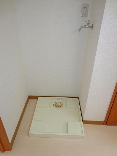 Washroom. Indoor Laundry Storage.