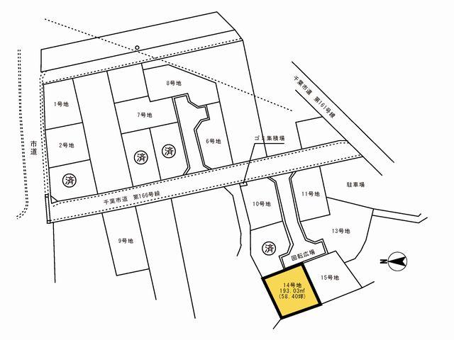 Compartment figure. Land price 19,800,000 yen, Land area 193.03 sq m